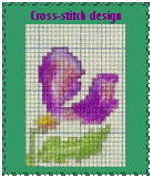 Text Box: Cross-stitch design
 
