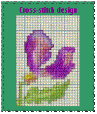 Text Box: Cross-stitch design
 
